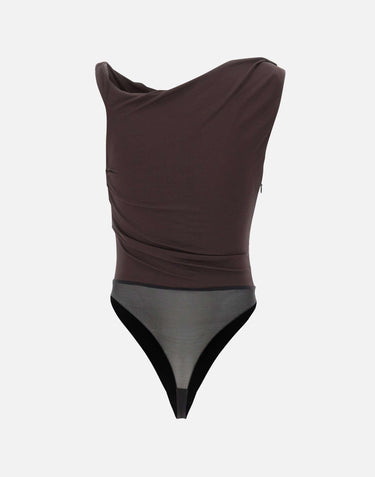 Body in jersey con spalla gioiello BO01361E2 EV9 ELISABETTA FRANCHI 