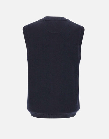 Gilet in morbida lana e cashmere K45115 07 SUN68 