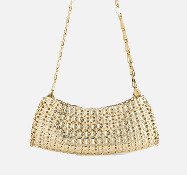 "1969 clutch gold metal bag" 26ESS0572MET769 P711 RABANNE 