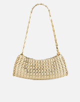 "1969 clutch gold metal bag" 26ESS0572MET769 P711 RABANNE 