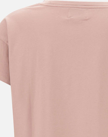 T-shirt "Basiluzzo"  in cotone Supima BASILUZZO PETAL LOULOU DE SAISON 