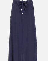 Abito lungo con balza SP1OR002 3003 KAOS 