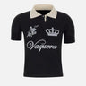 Polo VAQ10N001 BLKWHT VAQUERA 