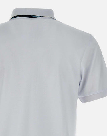 "Print under collar polo shirt" A35115 01 SUN68 