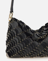 "Shoulder Clutch Calf" 24ASS0486CLF201 P001 RABANNE 