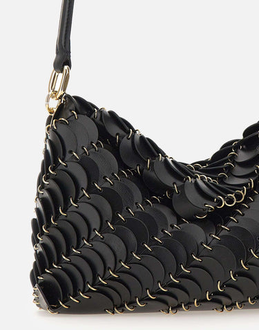 "Shoulder Clutch Calf" 24ASS0486CLF201 P001 RABANNE 