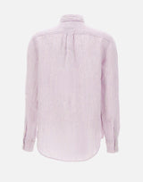 Camicia over in lino a righe 211A96158 006 POLO RALPH LAUREN 
