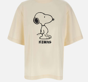 T-shirt in cotone F5B26325 1312 ICEBERG 