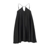 Abito corto in raso SPJAR030 0001 KAOS 