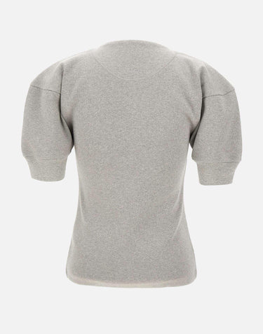 "Grey Marl sweater" 1425JTP006684A GREY VICTORIA BECKHAM 