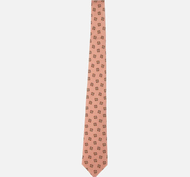 Cravatta in seta con motivo floreale UCRVKRC01M9003 000 KITON 