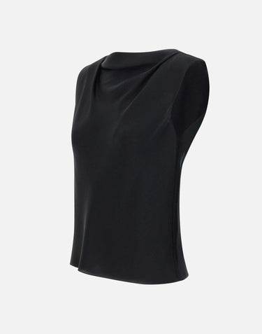 Top "Hi Cowl Slim" P0302504 001 THEORY 