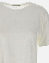 T-shirt in lino 198021 001 KANGRA 