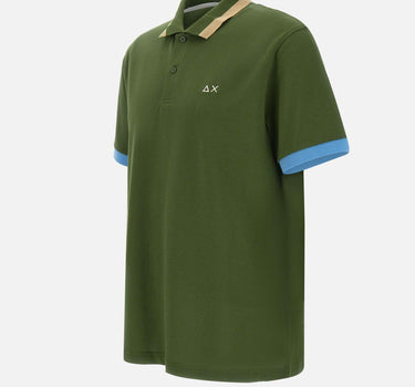 Polo "Big stripes on collar" A35112 37 SUN68 