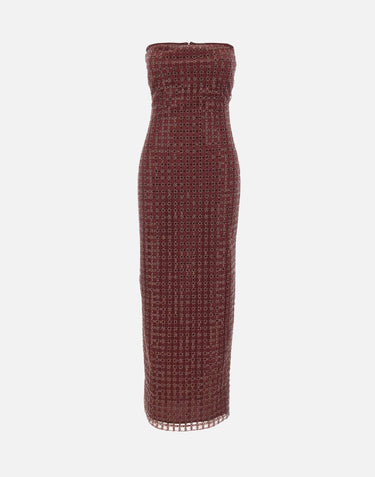 "Beaded maxi tube dress" 115049 2734 ROTATE BIRGER CHRISTENSEN 