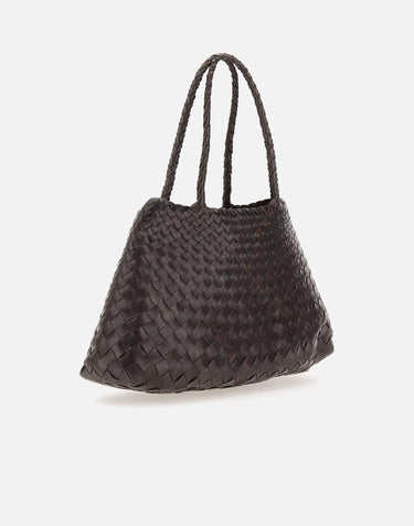 Borsa "Santa Croce" in pelle 8892 BROWN DRAGON DIFFUSION 