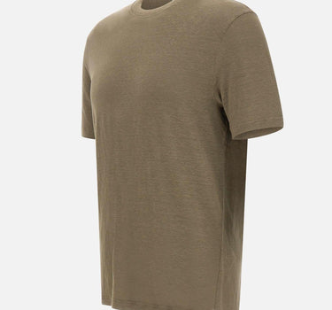 T-shirt in lino TSMC JERLINU920 FILIPPO DE LAURENTIIS 