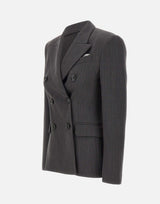 Blazer doppiopetto gessato CF5232T054A C378B LIU-JO 