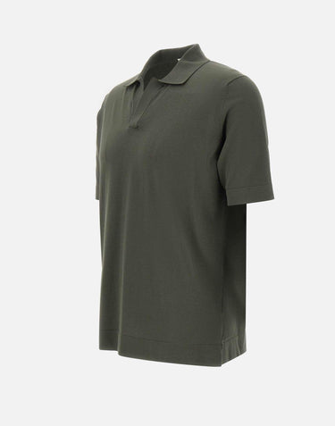 Polo in crepe di cotone PL0MCSK CR14R570 FILIPPO DE LAURENTIIS 