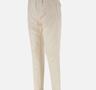 Pantaloni "Zeus P" in lino e cotone 24M19L80 04 MYTHS 