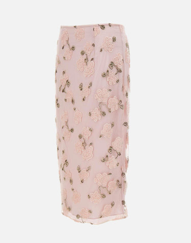 Gonna longuette con paillettes 115362 3077 ROTATE BIRGER CHRISTENSEN 