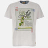 T-shirt "Cocktail" in cotone COCKTAILVR0341 BIANCO BOB 