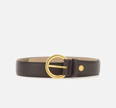 Cintura in pelle con fibbia tonda CNK00958 GRNESPRESSO GIANNI CHIARINI 
