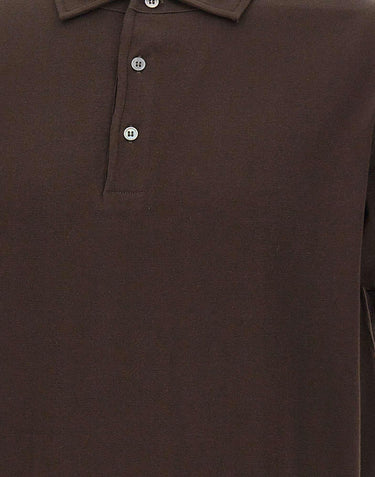 Polo in cotone crêpe PL1MCPAR CR14R190 FILIPPO DE LAURENTIIS 