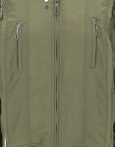 "Symmetrical Bomber jkt" 25ACOW033PA0249 P309 RABANNE 