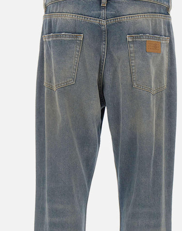"Wide leg jeans" SH2LA0040 M30017965 MM6 MAISON MARGIELA 