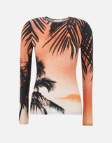 Maglia a maniche lunghe in jersey stampato 26EJT0182VI0316 V914 RABANNE 