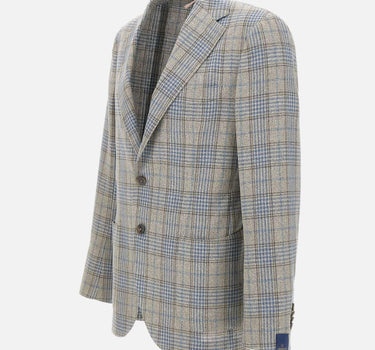 Blazer in lana e seta Q3799M 15C SANTANIELLO 