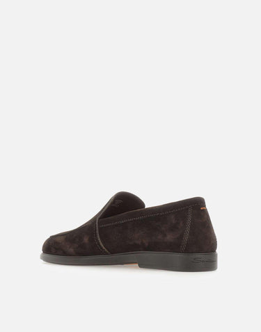 Mocassino in suede MGAR18829SMOSEAA T60 SANTONI 