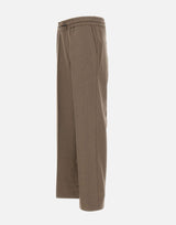 Pantaloni in flanella con elastico in vita LBP191 WV016LBR DROLE DE MONSIEUR 