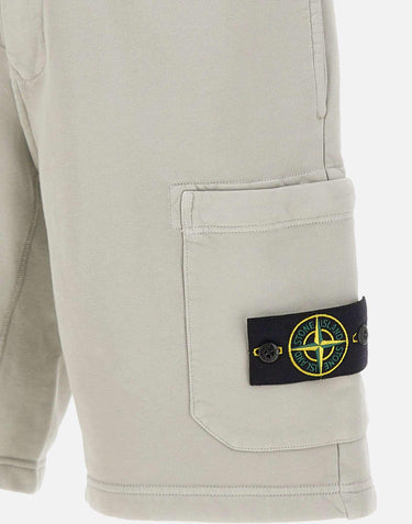 Bermuda in felpa di cotone biologico 6200011S0051 V0061 STONE ISLAND 