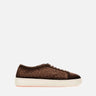 Sneaker in suede intrecciato MBCD22171BARTIST M21 SANTONI 