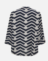 Giacca casual con fantasia geometrica 261097 4252 JOSEPH RIBKOFF 