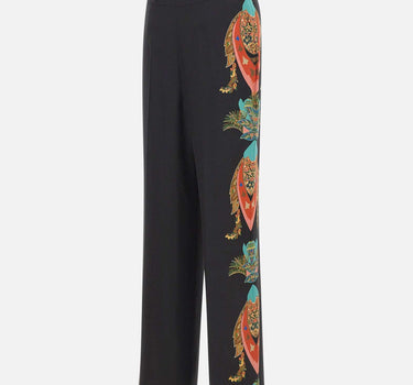 Pantaloni palazzo in seta WREA0014 AKI43X0813 ETRO 