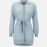Maxi cardigan con cintura 197035 015 KANGRA 