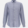 Camicia in lino a righe LIU02P0154037U 0003 BARBA 