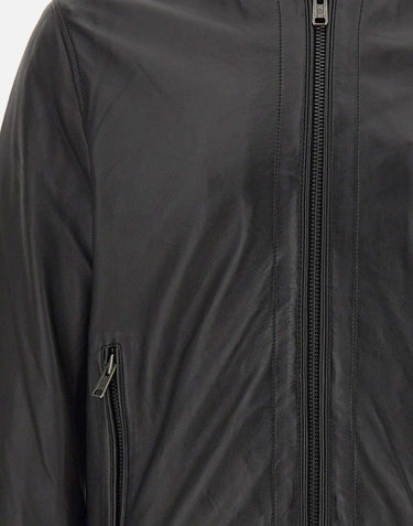 Giacca in pelle "Landmark bomber" 106128 BLACK BELSTAFF 