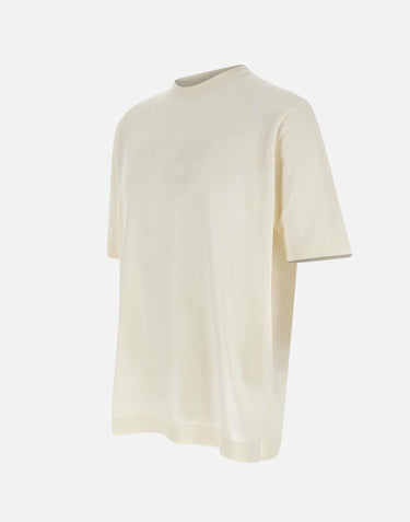 T-shirt in crepe di cotone TS0MC CR14R020 FILIPPO DE LAURENTIIS 