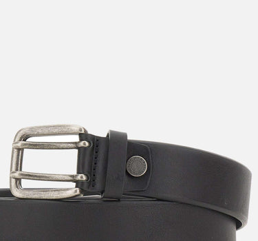 Cintura in pelle a doppio ardiglione CNK00312 PNCHNERO GIANNI CHIARINI 