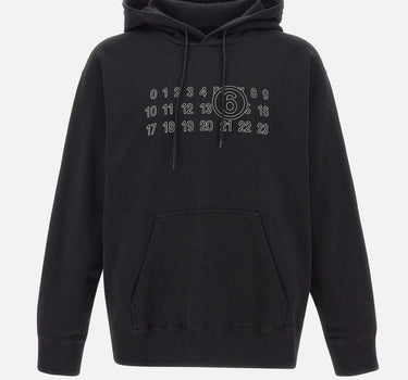 "Hoodie numeric sweatshirt" SH0GU0035 M25025900 MM6 MAISON MARGIELA 