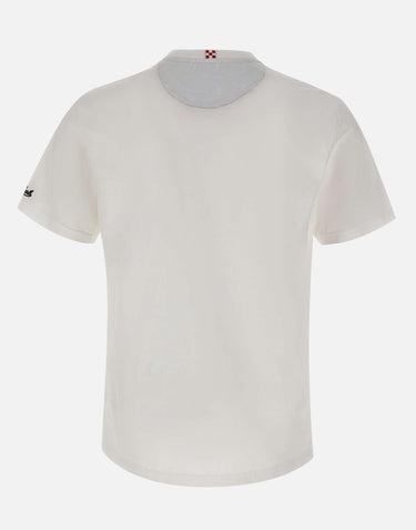 T-shirt "Blanche Tiny Seahorse" BLA0001 04226L MC2 SAINT BARTH 