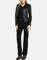 Giacca slim-fit in tessuto spalmato<BR/><BR/> CF5203E0624 22222 LIU-JO 
