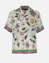 Camicia "Le Vase brise"  in seta UWPS25SH003 03 CASABLANCA 