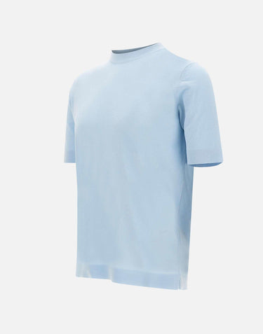 T-shirt in crepe di cotone TS0MC CR14R800 FILIPPO DE LAURENTIIS 