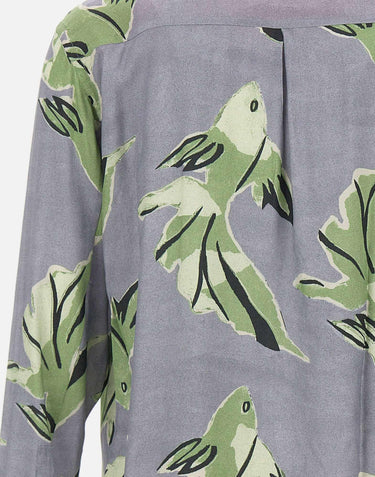 Camicia oversize stampata M1R929ZV02999 59 PAUL SMITH 