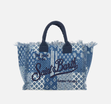 Borsa "Vanity Patch Indigo" VANI001 00071H61 MC2 SAINT BARTH 